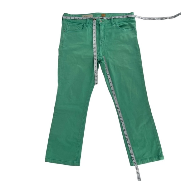 Pilcro And The Letterpress Green Straight Leg Ankle Jeans Size 32 Women's - Picture 5 of 7